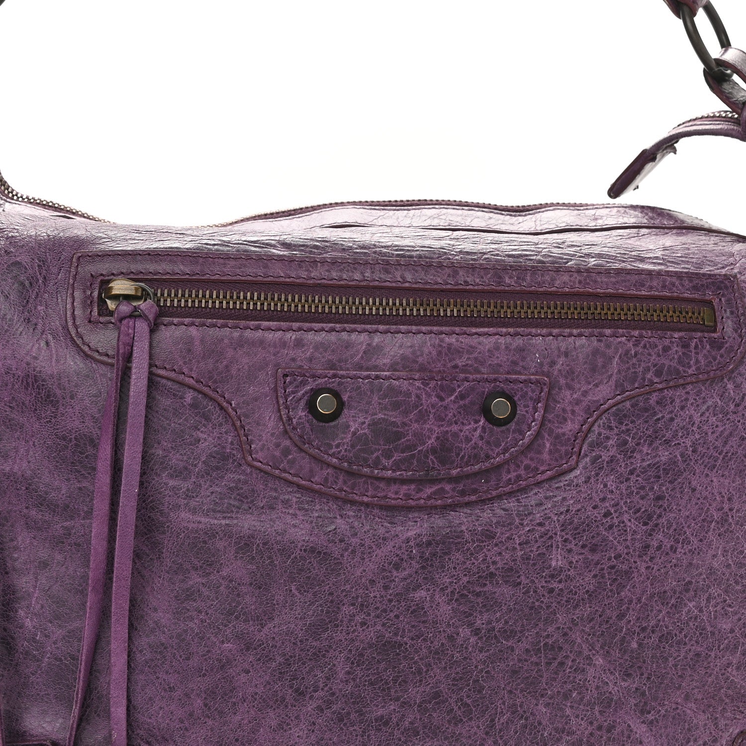 Balenciaga Agneau Classic Hardware Day Hobo Raisin 7 of 12