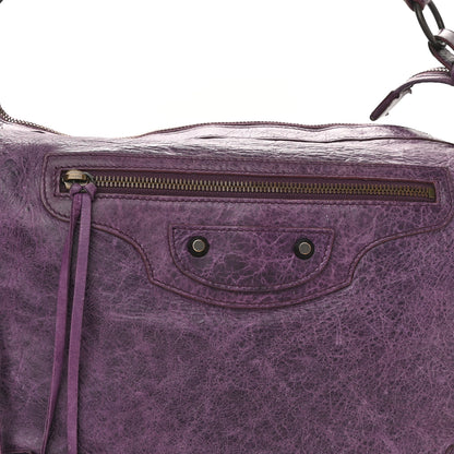 Balenciaga Agneau Classic Hardware Day Hobo Raisin 7 of 12