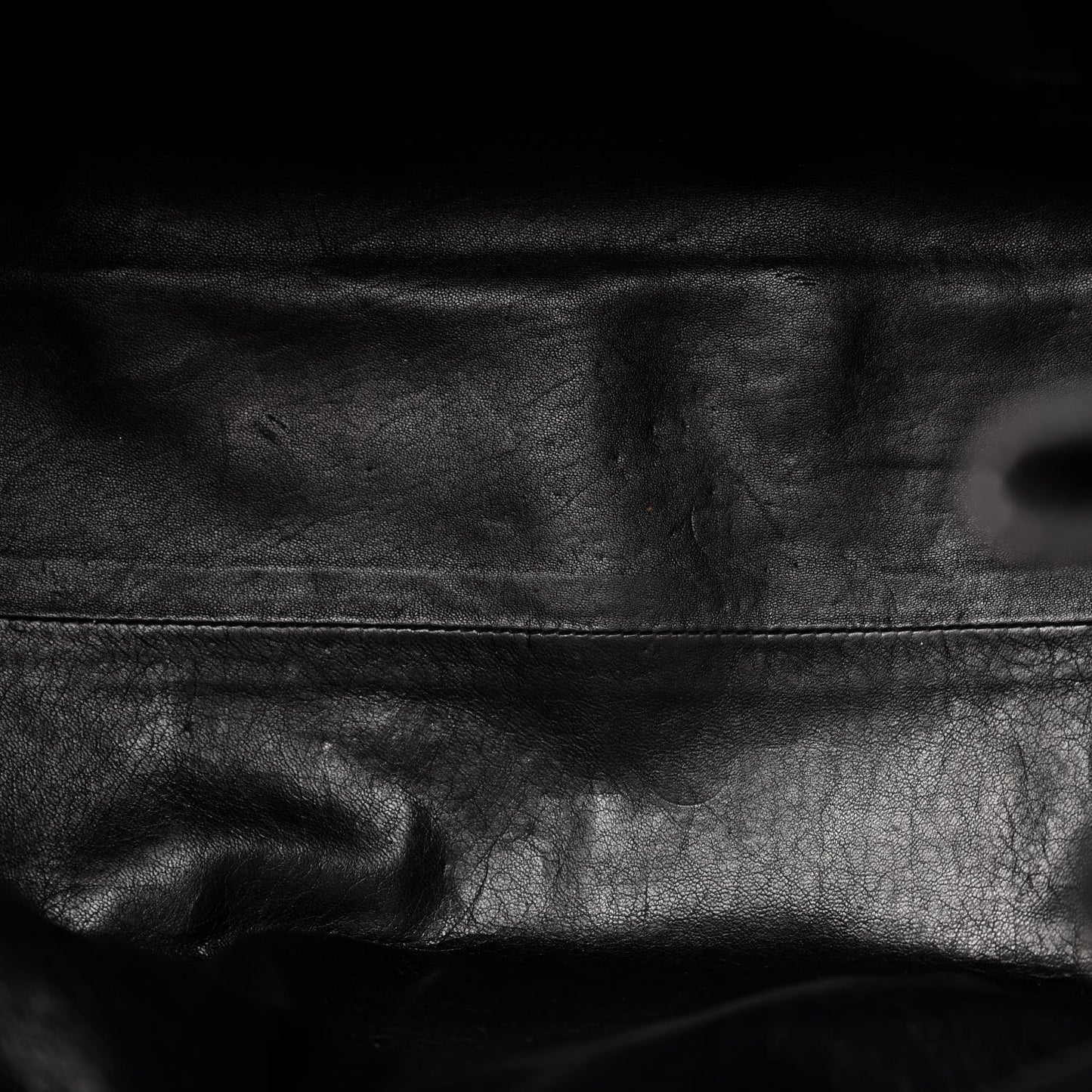 Snakeskin Large GG Running Tote Black