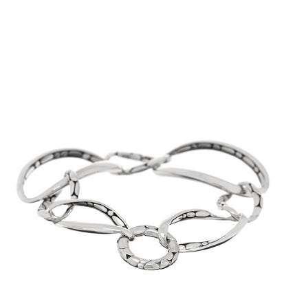 John Hardy Sterling Silver Kali Pebbled Oval Link Bracelet 2 of 3