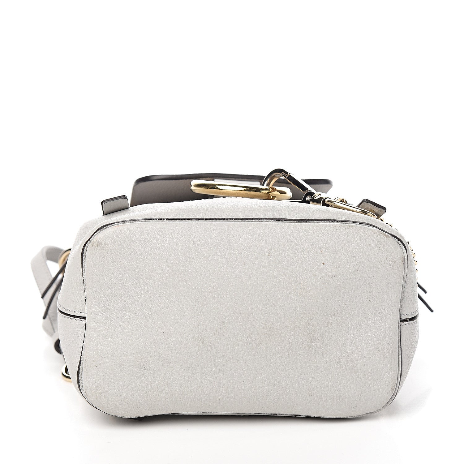 Chloe Suede Calfskin Mini Faye Backpack Airy Grey 9 of 11