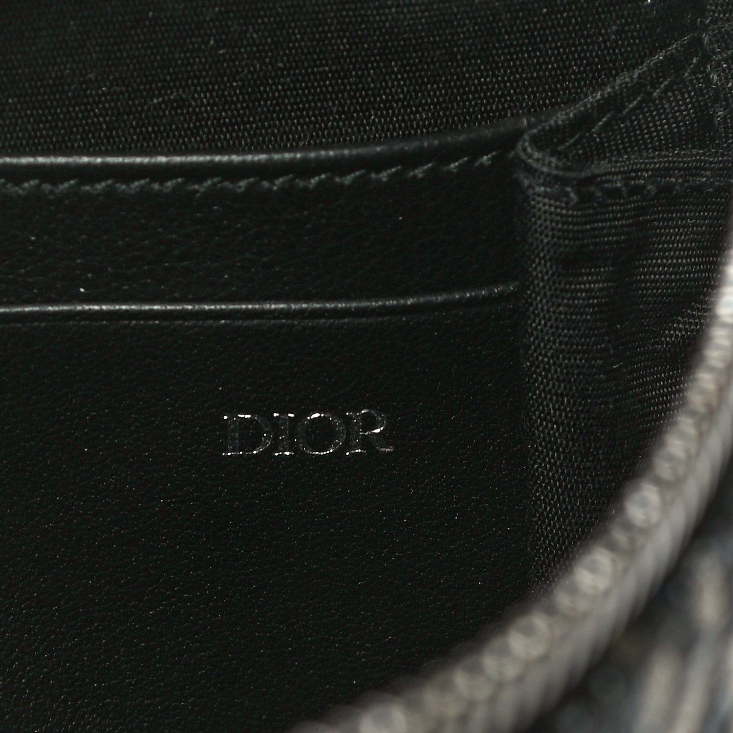 Christian Dior Oblique Pouch Navy Blue 6 of 11