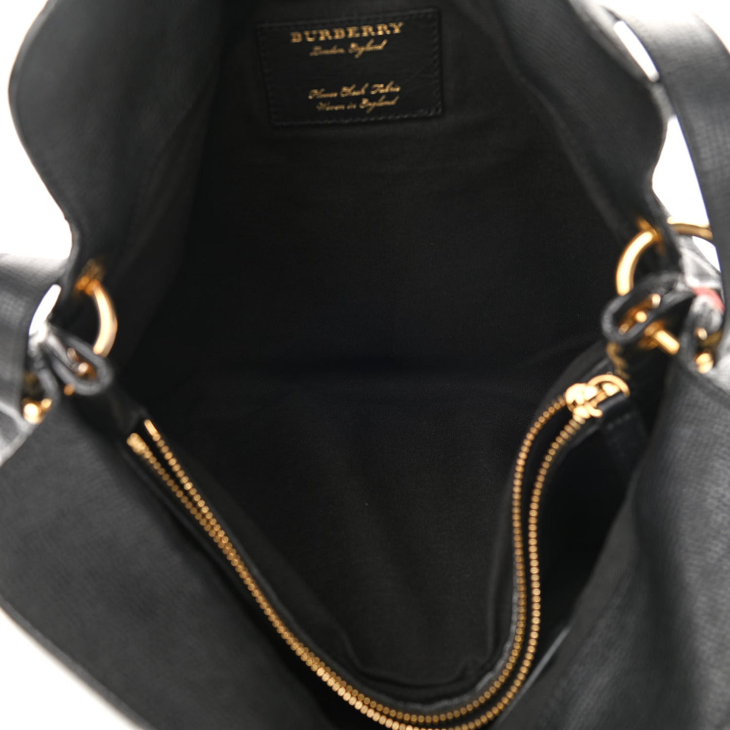 Derby Calfskin House Check Cornwall Hobo Black