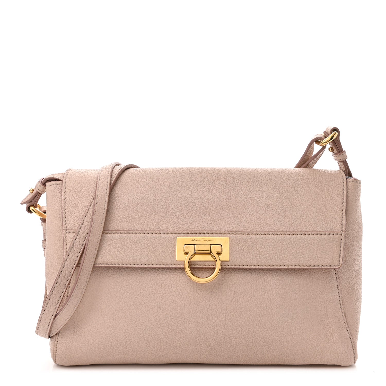 Salvatore Ferragamo Calfskin Abbey Crossbody Light Pink 1 of 11