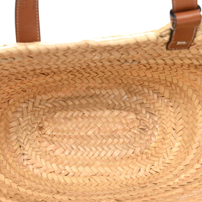 Loewe Raffia Basket Tote Bag Natural Tan 5 of 10