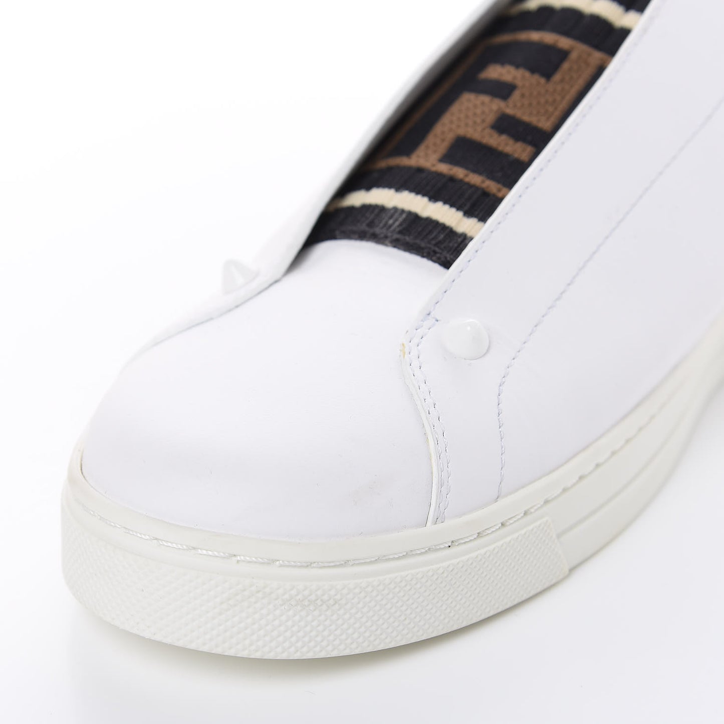 Vitello FF Rockoclick Slip On Sneakers 41 White