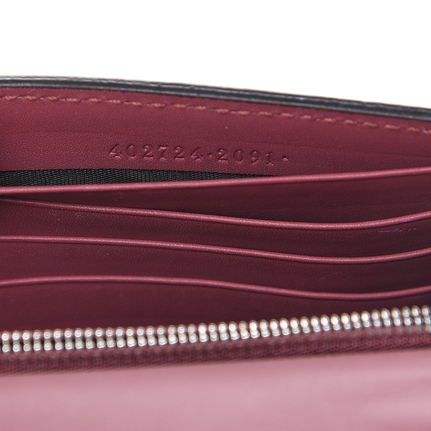 GG Supreme Monogram Blooms Chain Wallet Beige Multicolor Dry Rose