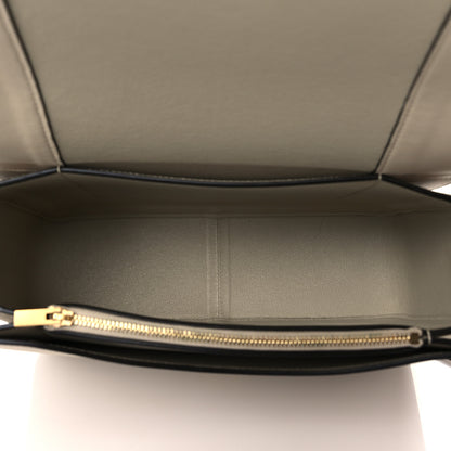 Celine Shiny Smooth Calfskin Medium Frame Shoulder Bag Grege Storm 5 of 7