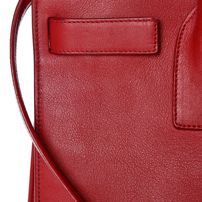 Saint Laurent Calfskin Small Sac De Jour Rouge Orient 28 of 30