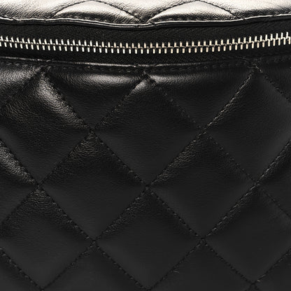 Chanel Calfskin Quilted Waist Belt Bag Black 8 of 11