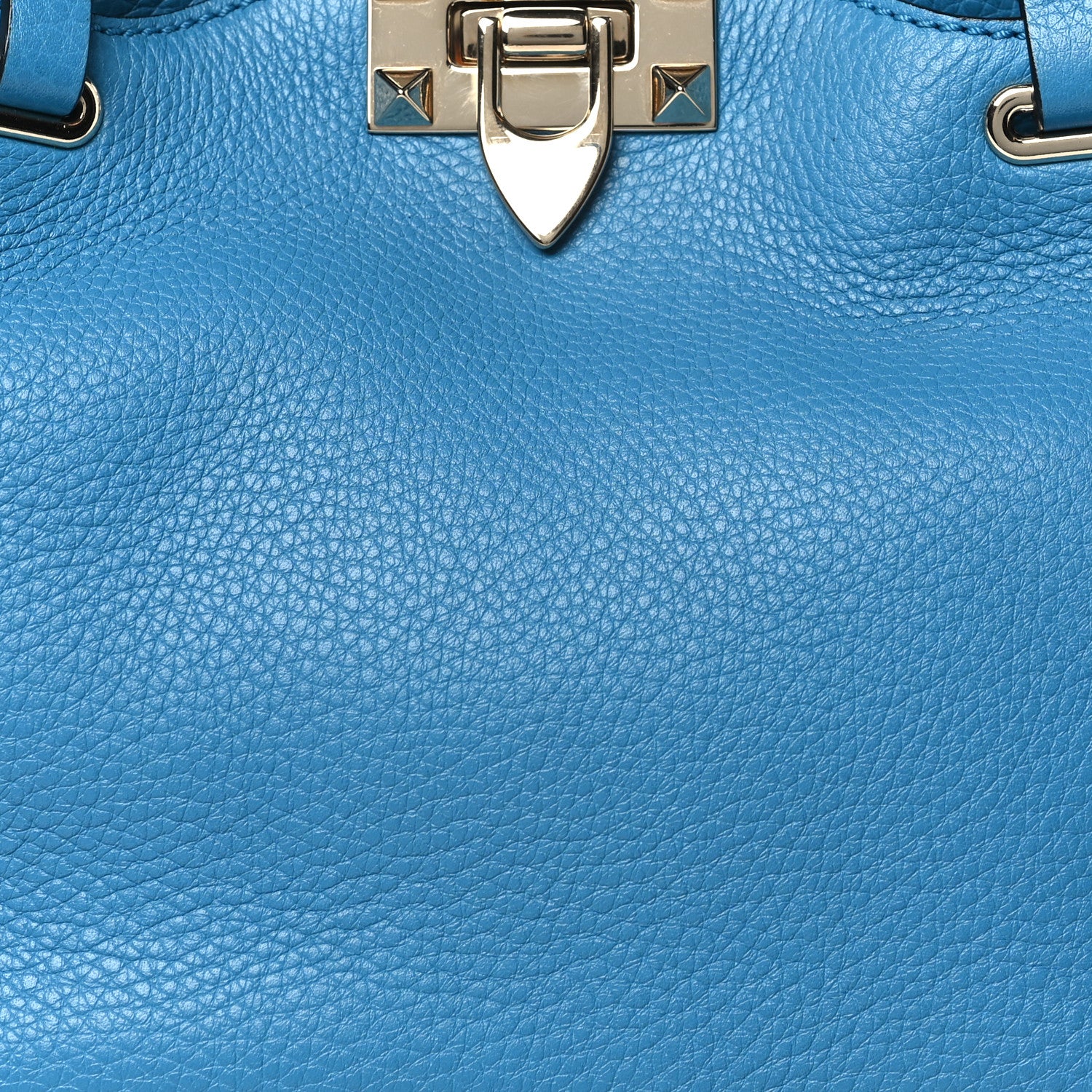 Valentino Garavani Vitello Small Rockstud Tote Parrot 7 of 9