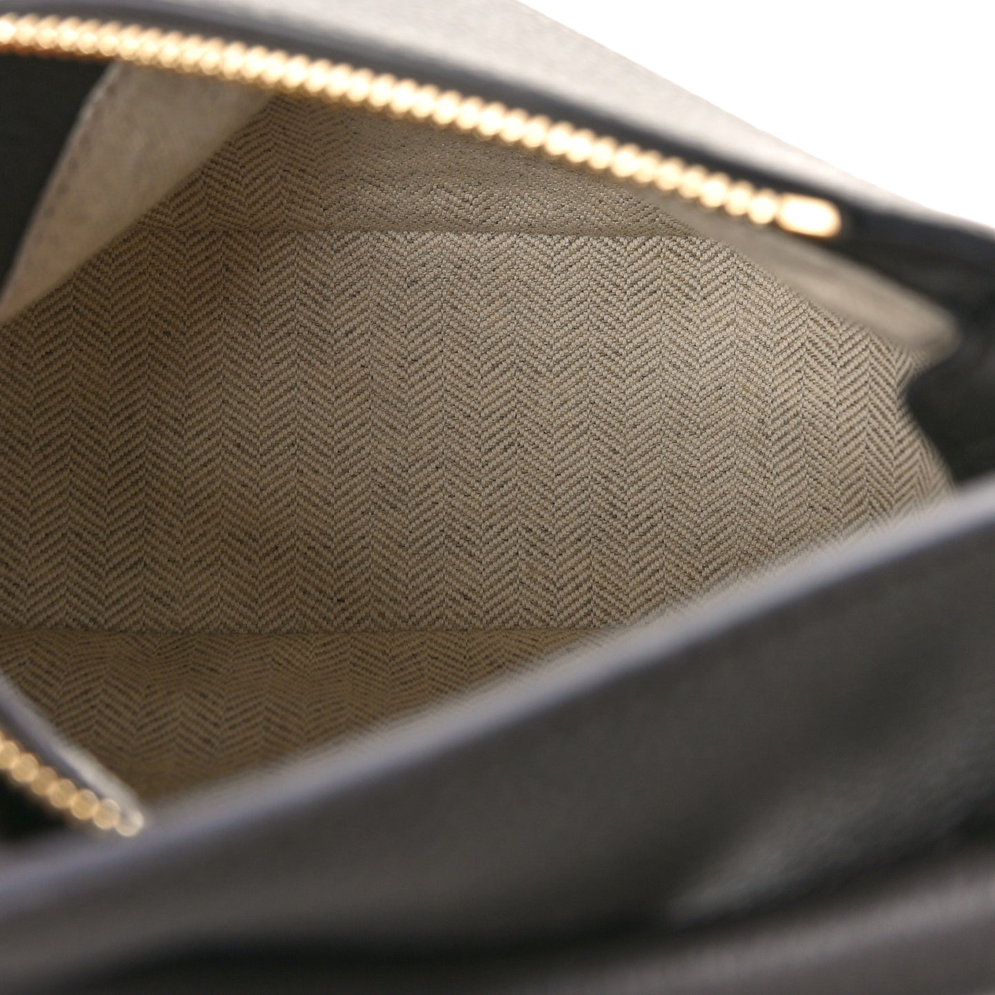 Calfskin Mini Puzzle Edge Bag Dark Grey