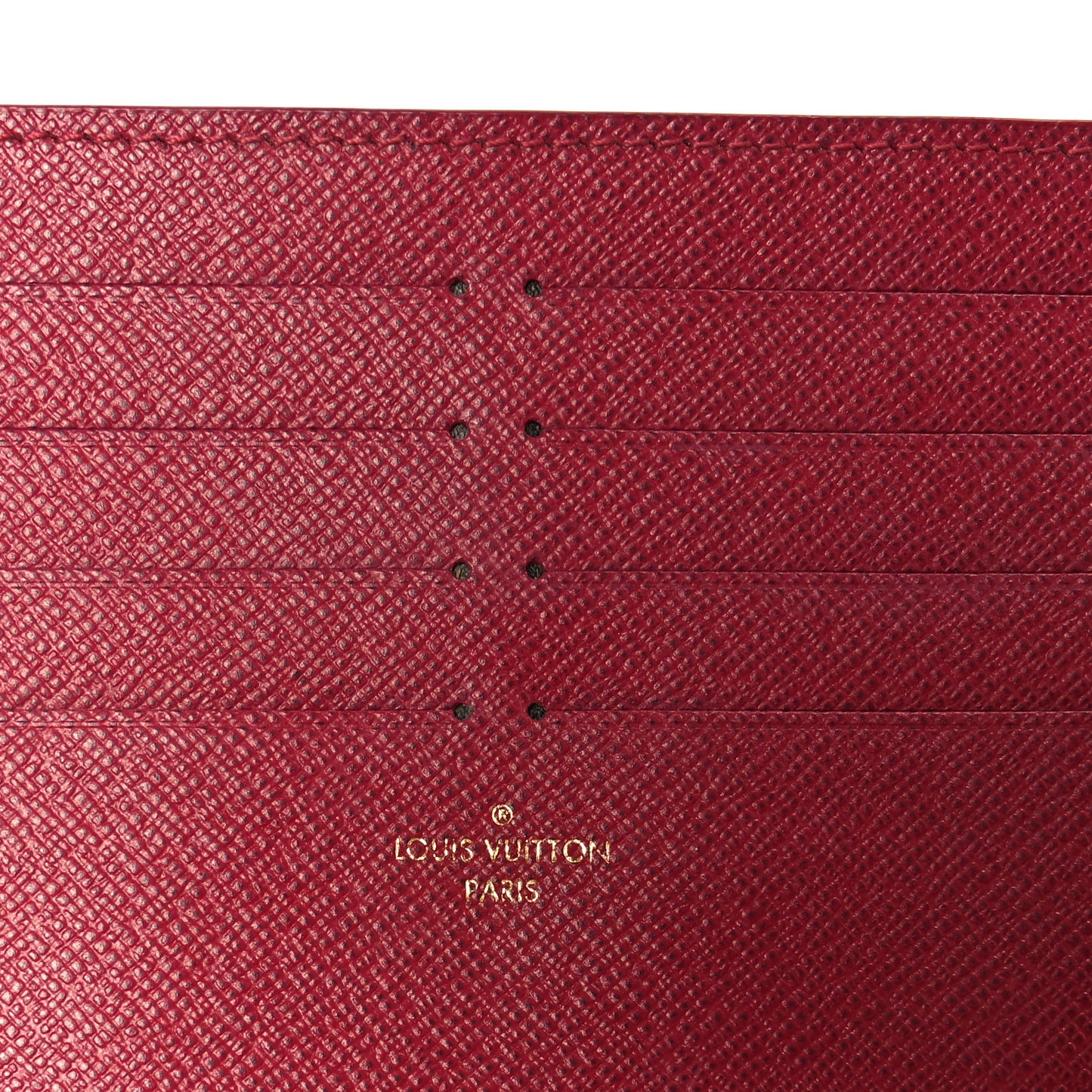 Monogram Pochette Felicie Chain Wallet Fuchsia