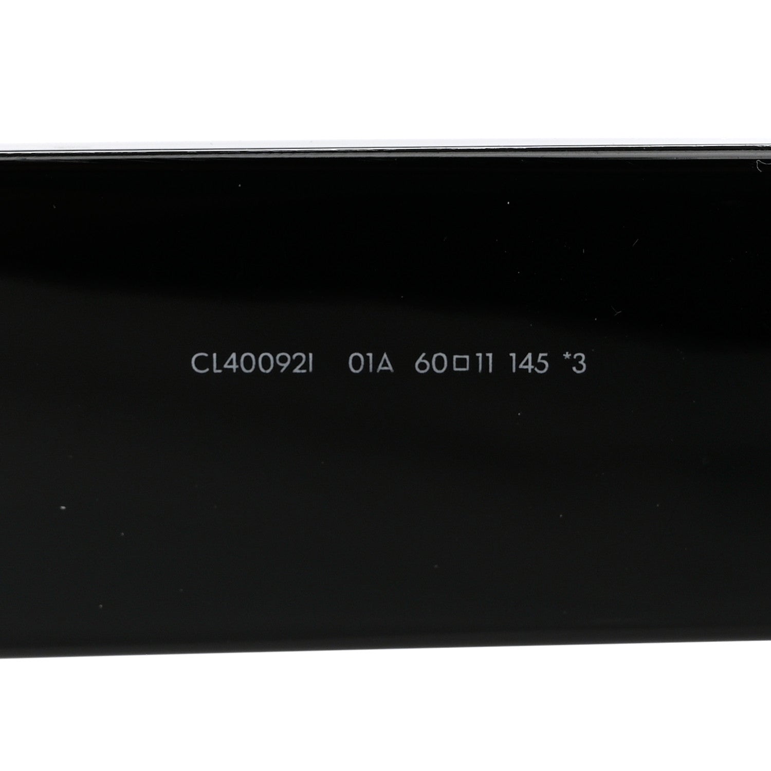 Celine Acetate Chunky Rectangle Sunglasses CL 40092I Black 6 of 7