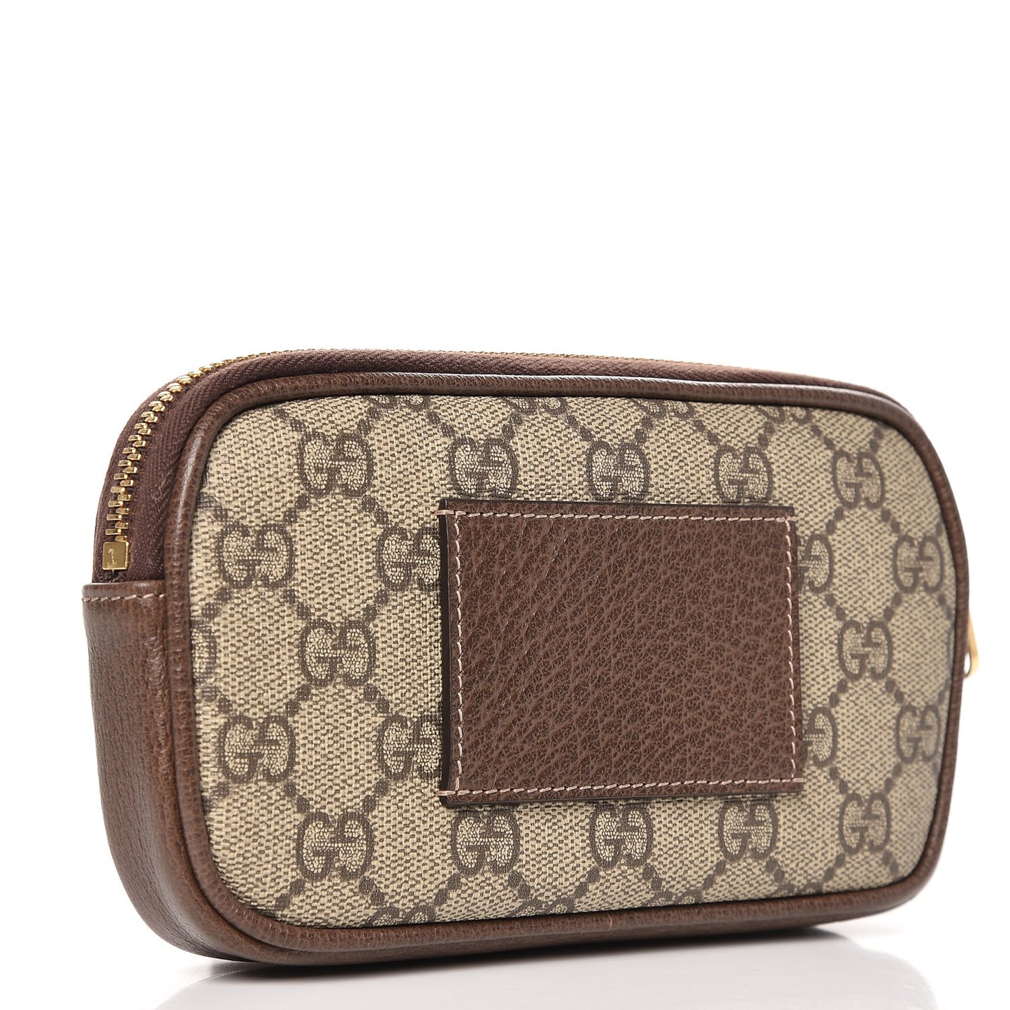 GG Supreme Monogram Ophidia Belted iPhone Case 85 34 Dark Brown