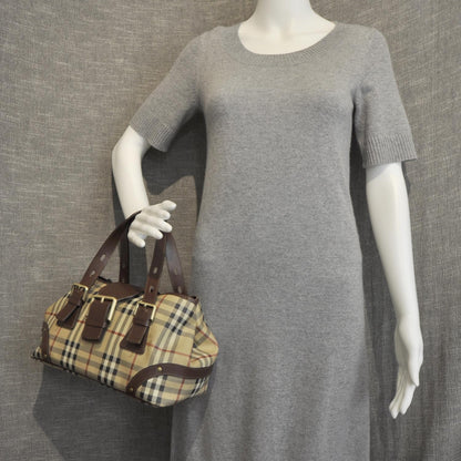 Burberry Haymarket Check Satchel 2 of 9