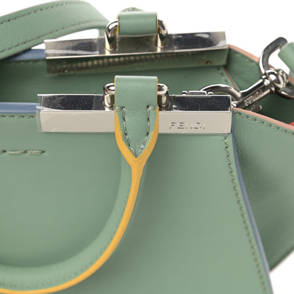 Fendi Vitello Dolce Mini 3jours Tote Menta 11 of 12
