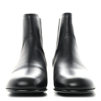 Chanel Calfskin Elastic Short Boots 39.5 Black 2 of 9