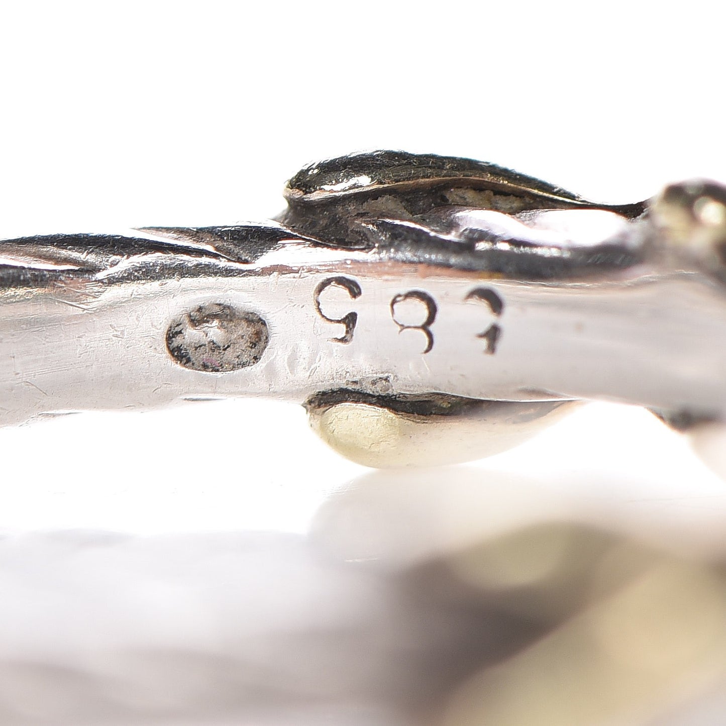 Sterling Silver 14K Yellow Gold Stackable X Crossover Rings Set of 2 50 5.25