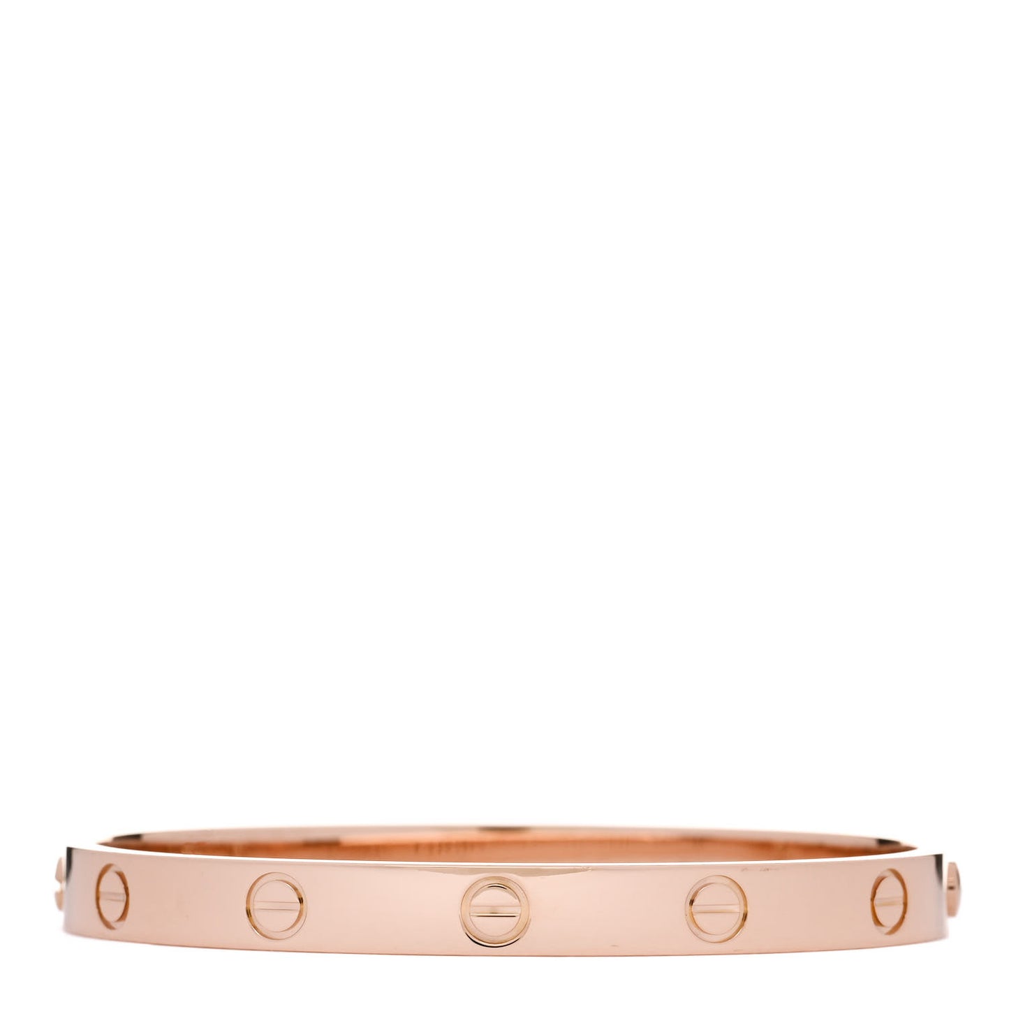 18K Pink Gold LOVE Bracelet 17