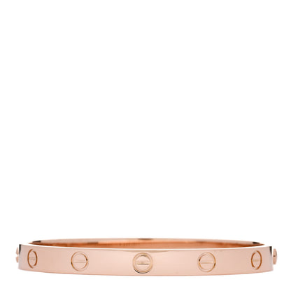 Cartier 18K Pink Gold LOVE Bracelet 17 2 of 8