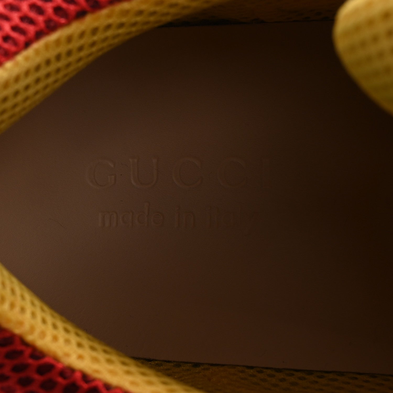 Gucci X SEGA Nylon Suede Calfskin Mens Flashtrek Sneakers 7 Bright Splash 7 of 14