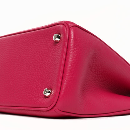 Christian Dior Bullcalf Medium Diorissimo Tote Fuchsia 9 of 9