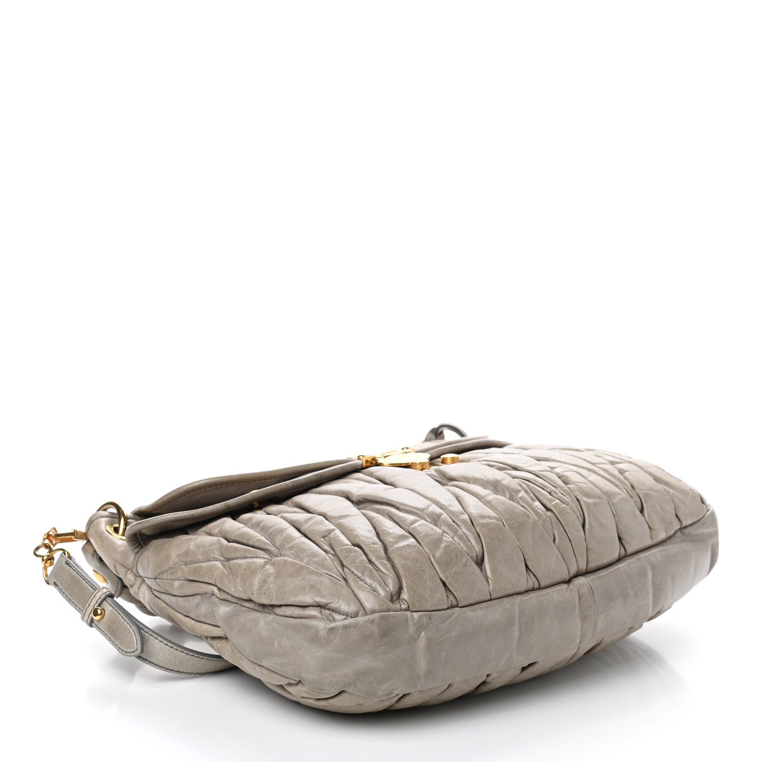 Miu Miu Nappa Matelasse Coffer Hobo Fumo 4 of 9