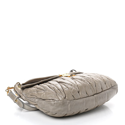 Miu Miu Nappa Matelasse Coffer Hobo Fumo 4 of 9