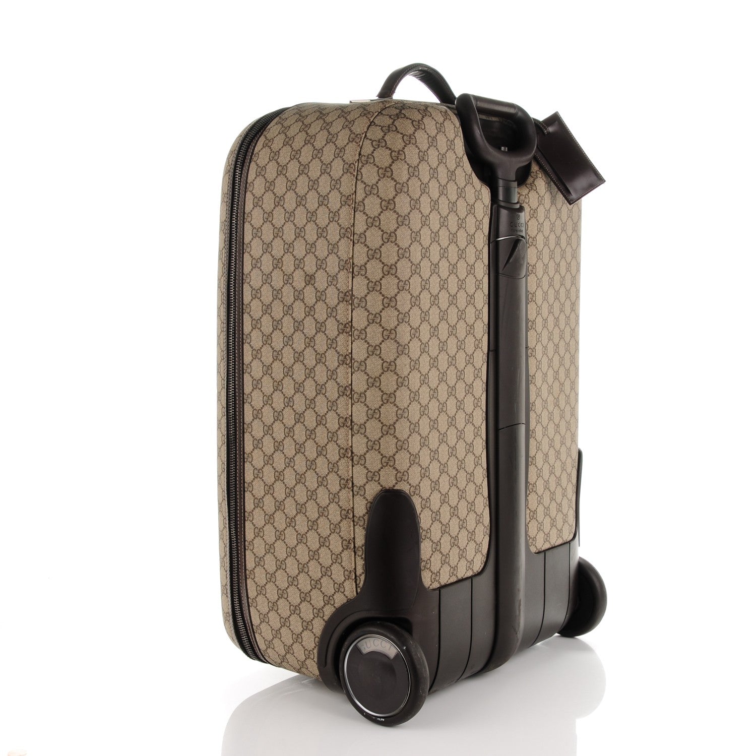 Gucci GG Plus Monogram Trolley Suitcase Dark Brown 3 of 10