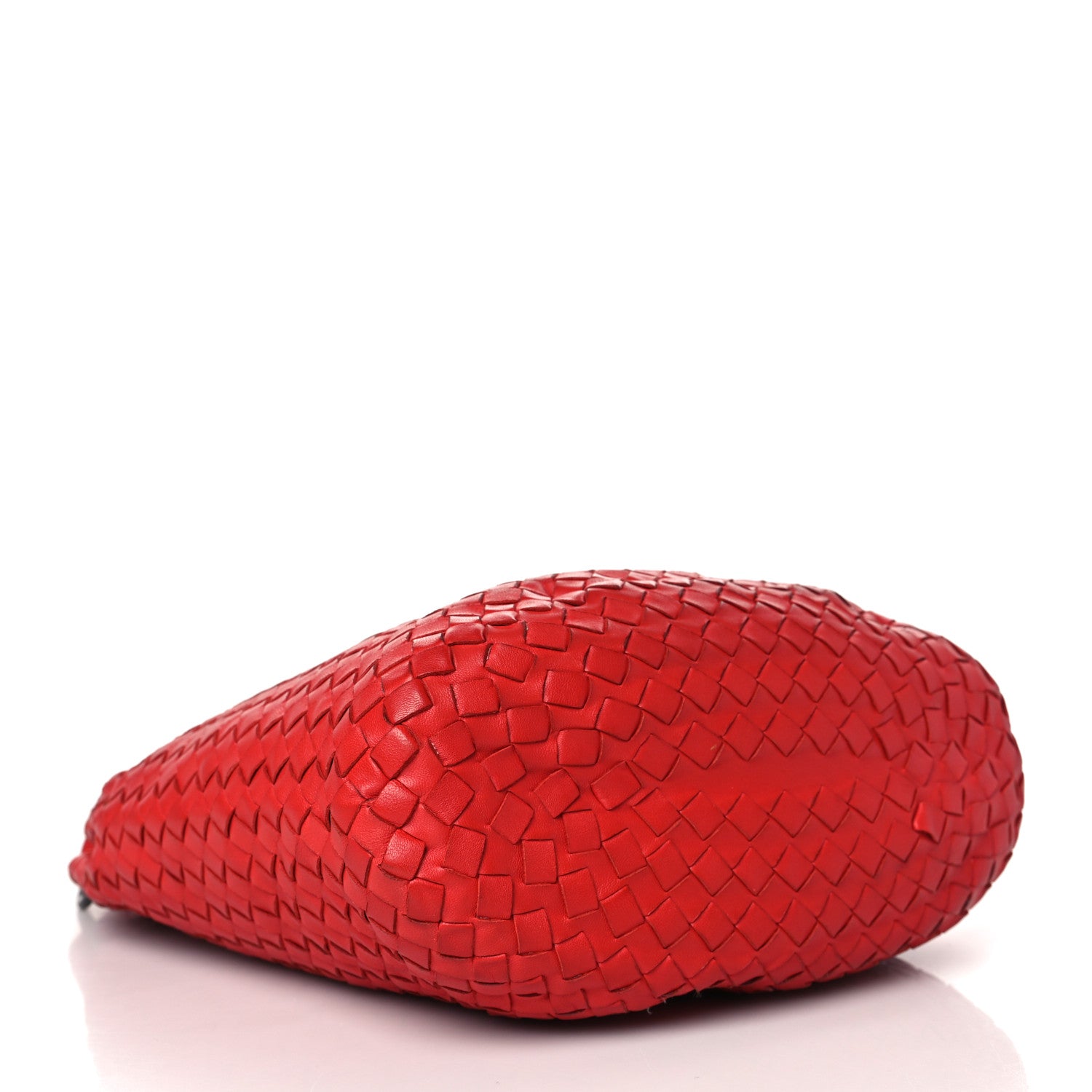 Bottega Veneta Nappa Intrecciato Bucket Bag Red 4 of 9