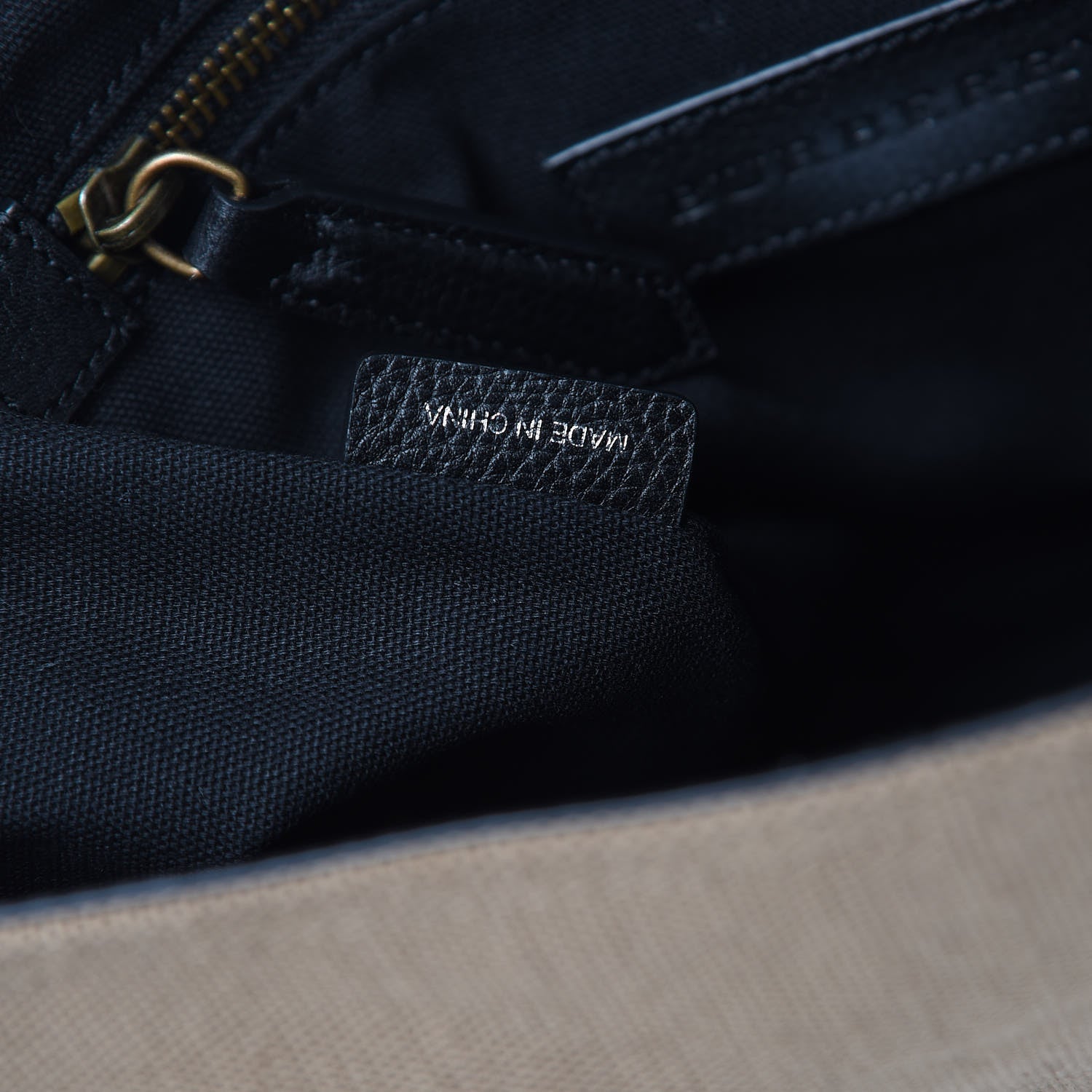 Burberry Canvas Mega Check Large Baildon Messenger Bag Black 7 of 12