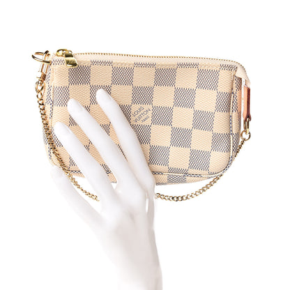 Louis Vuitton Damier Azur Mini Pochette Accessories 2 of 8