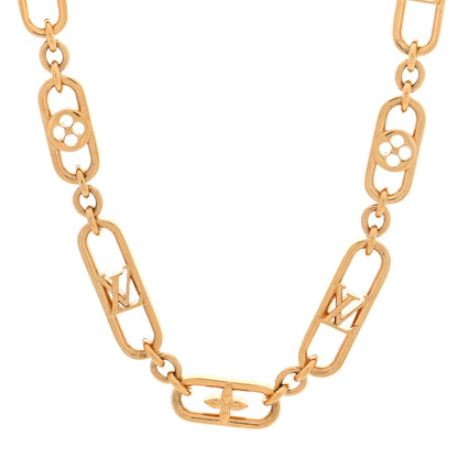 Louis Vuitton Metal My LV Chain Necklace Gold 1 of 5