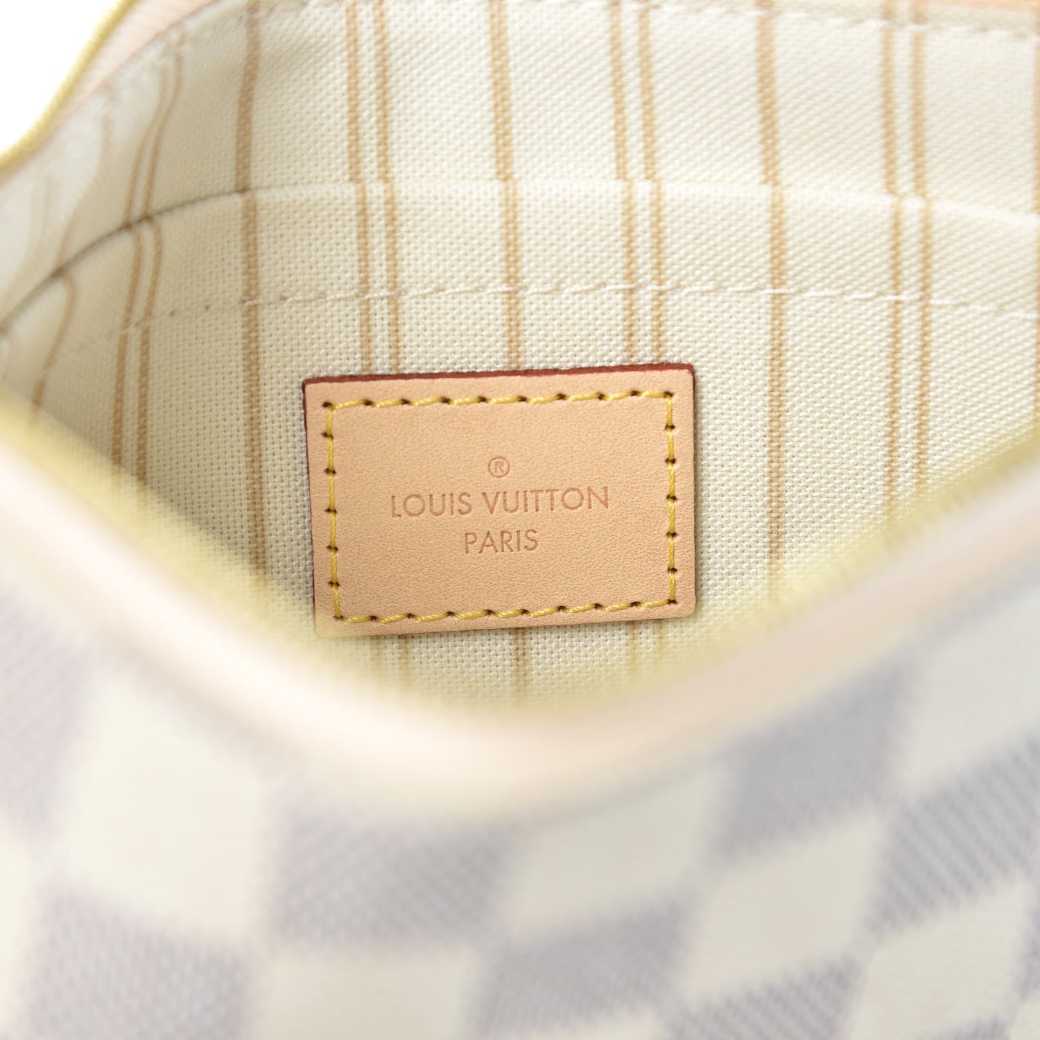 Louis Vuitton Damier Azur Neverfull MM GM Pochette 6 of 8
