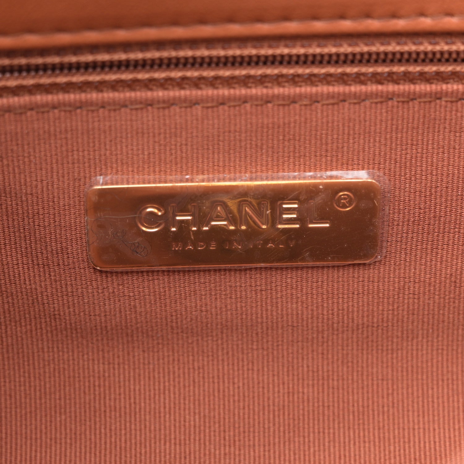 Chanel Lambskin Quilted Large Chanel 19 Flap Brown 6 of 10