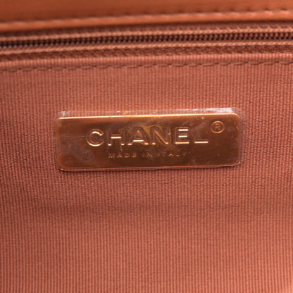 Chanel Lambskin Quilted Large Chanel 19 Flap Brown 6 of 10