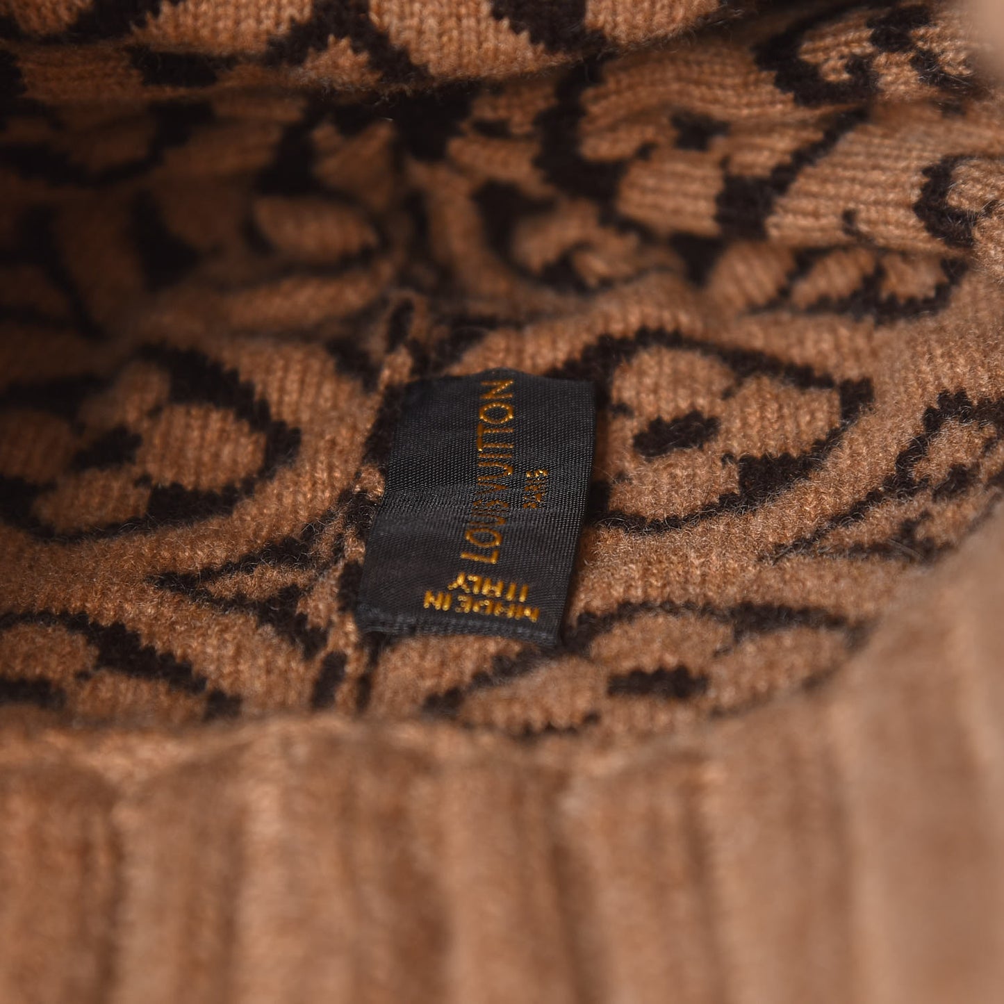 Cashmere Monogram Inventeur Beanie