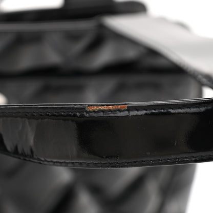 Chanel Patent Quilted Shoulder Bag Black 13 of 16