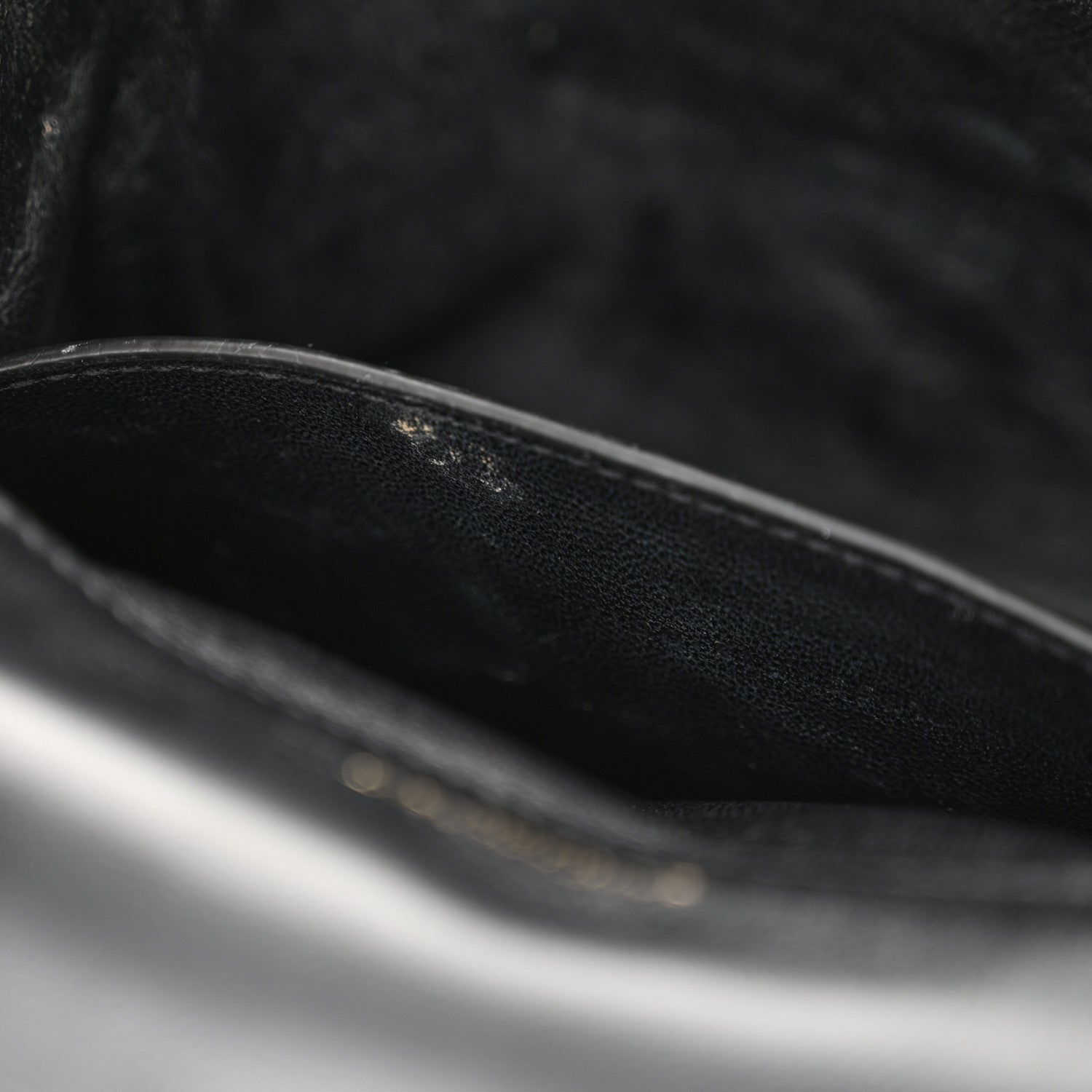 Saint Laurent Lambskin Matelasse Monogram Medium Vicky Chain Bag Black 14 of 17