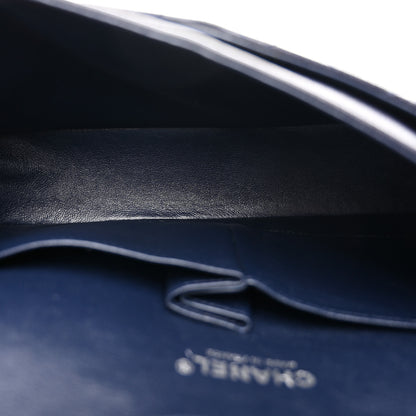 Chanel Caviar Quilted Medium Double Flap Navy 5 of 10