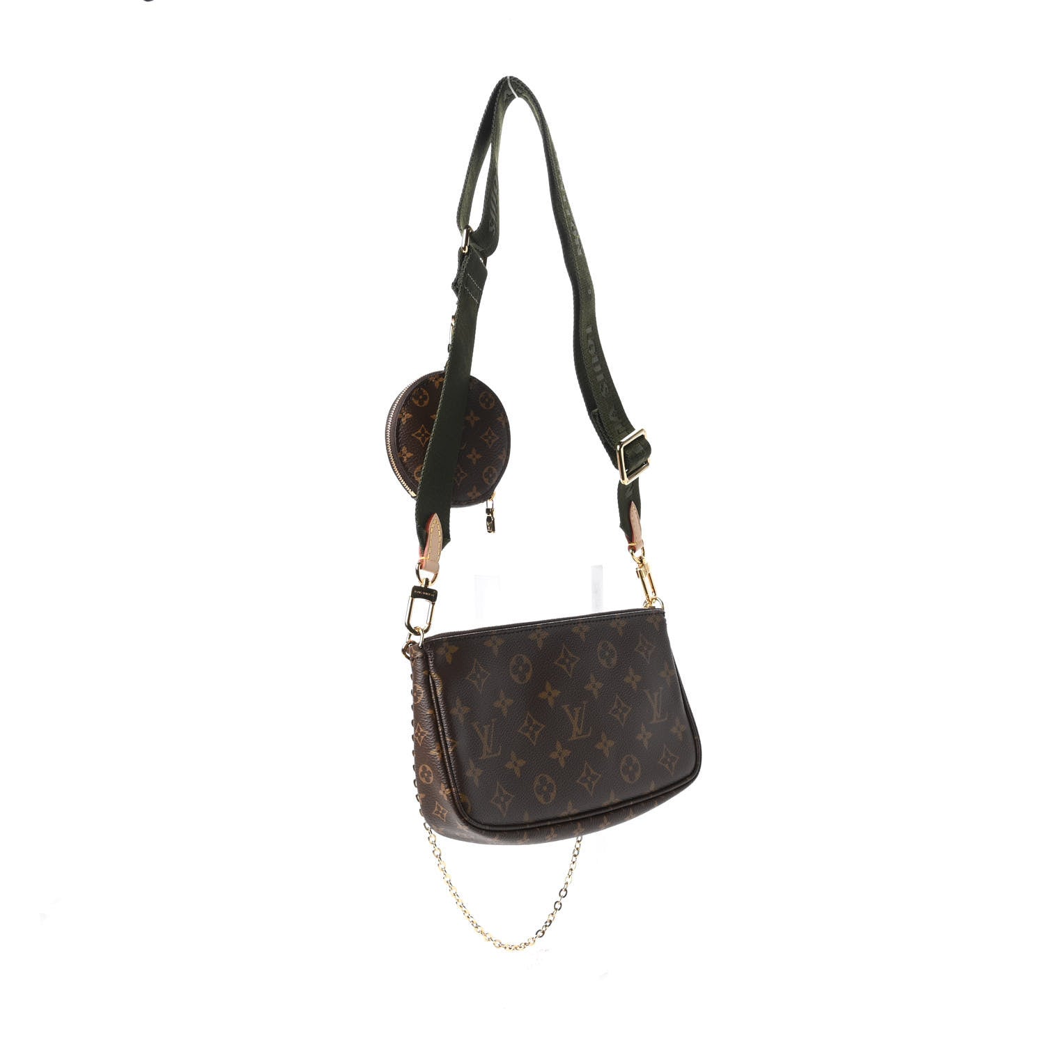 Louis Vuitton Monogram Multi Pochette Accessories Kaki 3 of 12