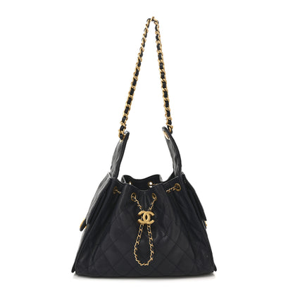 Chanel Caviar Quilted Small Chanel 25 Handbag Dark Navy 1 of 11