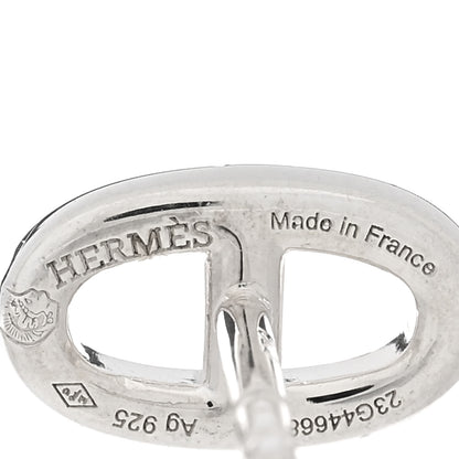 Hermes Sterling Silver TPM Farandole Earrings 4 of 5
