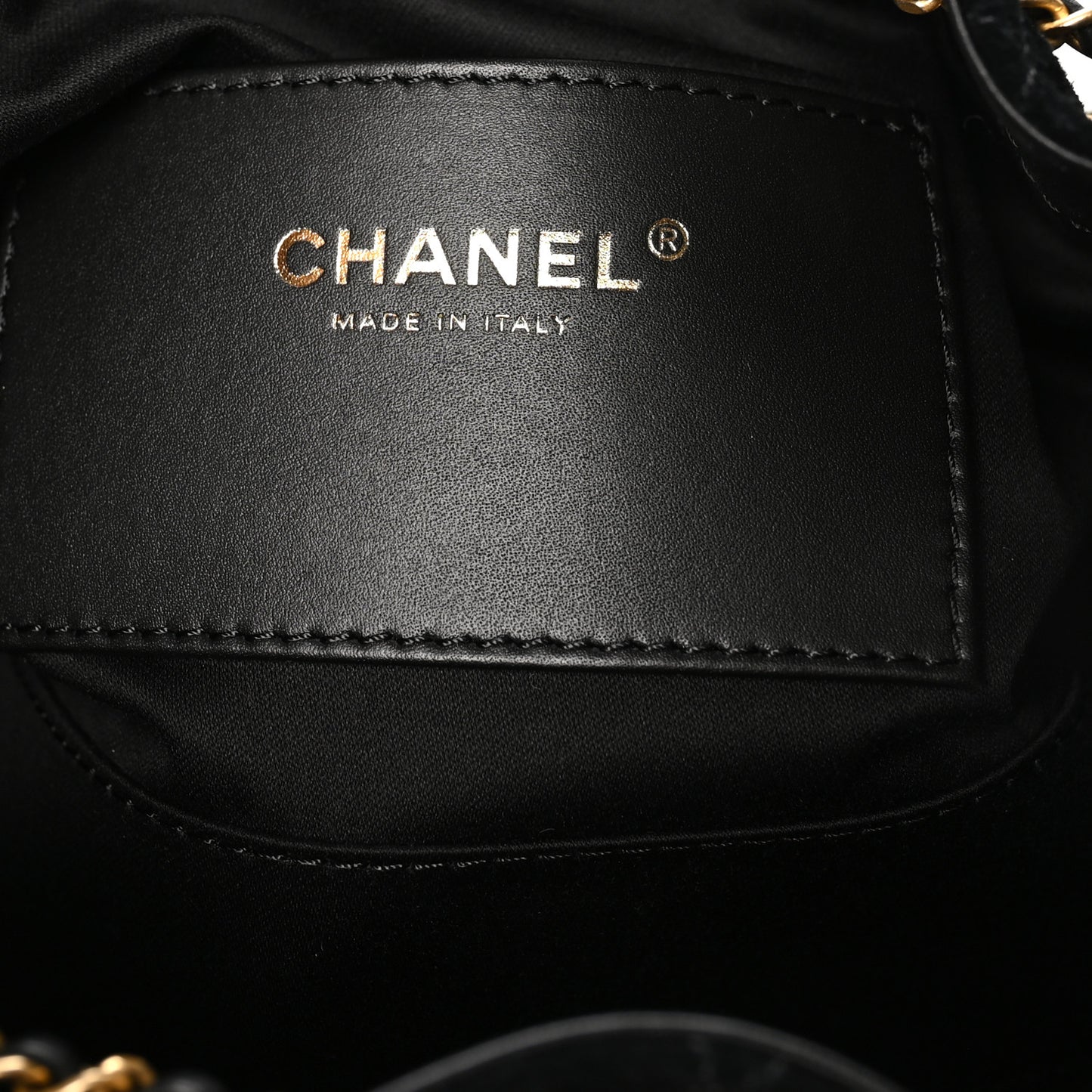 Suede Quilted Mini Chanel 25 Handbag Black