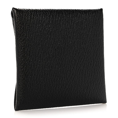 Hermes Chevre Mysore Bastia Coin Purse Black 3 of 7