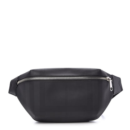 Burberry London Check Medium Bum Bag Dark Charcoal 1 of 8
