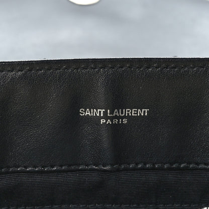 Saint Laurent Calfskin Y Quilted Monogram Medium Loulou Chain Satchel Black 5 of 11