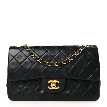 Chanel Lambskin Quilted Small Double Flap Black 1 of 9
