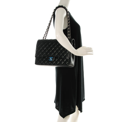 Chanel Caviar Quilted Maxi Double Flap Black 2 of 8